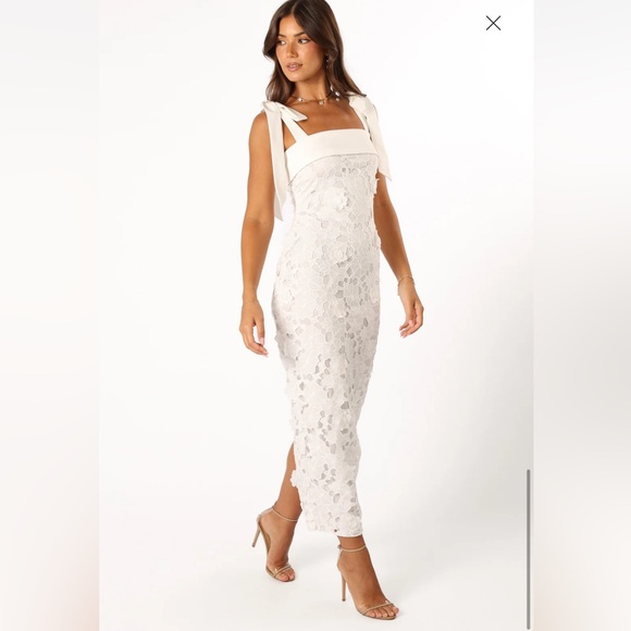 Petal & Pup White Floral Lace Dress - Picture 3 of 8